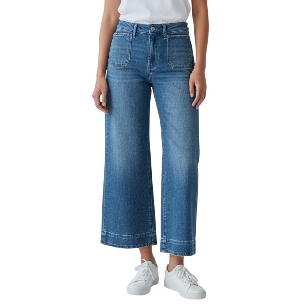 FRAME Le Slim Palazzo Wide Leg Jeans Size 27